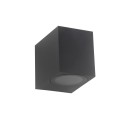 VK/01109/WA/AN - Πλαστικό φωτιστικό τοίχου, IP44, GU10, MAX 8W, ανθρακί VK/01109/WA/AN - Πλαστικό φωτιστικό τοίχου, IP44, GU10, MAX 8W, ανθρακί