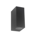 VK/01110/WA/AN - Πλαστικό Updown φωτιστικό τοίχου, IP44, 2ΧGU10, MAX 8W, ανθρακί VK/01110/WA/AN - Πλαστικό Updown φωτιστικό τοίχου, IP44, 2ΧGU10, MAX 8W, ανθρακί