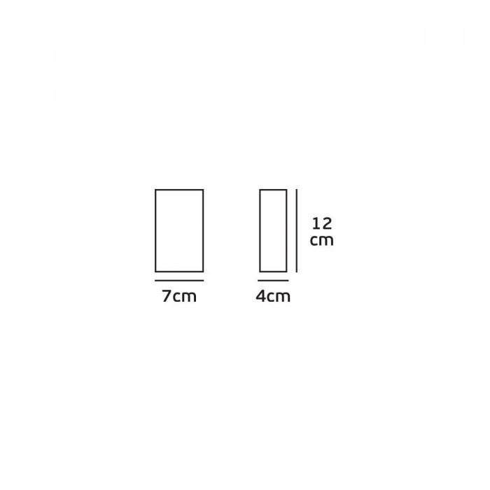 VK/04179WA/B/W - Φωτιστικό Led τοίχου, Up/down, 220-240V, 6W, 3000K, 836lm, 2x2°, CRI>80, IP54, 4x12x7cm, μαύρο VK/04179WA/B/W - Φωτιστικό Led τοίχου, Up/down, 220-240V, 6W, 3000K, 836lm, 2x2°, CRI>80, IP54, 4x12x7cm, μαύρο