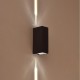 VK/04179WA/B/W - Φωτιστικό Led τοίχου, Up/down, 220-240V, 6W, 3000K, 836lm, 2x2°, CRI>80, IP54, 4x12x7cm, μαύρο VK/04179WA/B/W - Φωτιστικό Led τοίχου, Up/down, 220-240V, 6W, 3000K, 836lm, 2x2°, CRI>80, IP54, 4x12x7cm, μαύρο