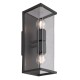 VK/02127/AN - Φωτιστικό φανάρι επίτοιχο, 200-240V, Max2x15W, 2xE27, IP54, 14x16x40cm, ανθρακί VK/02127/AN - Φωτιστικό φανάρι επίτοιχο, 200-240V, Max2x15W, 2xE27, IP54, 14x16x40cm, ανθρακί