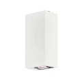 VK/04179WA/W/W - Φωτιστικό Led τοίχου, Up/down, 220-240V, 6W, 3000K, 836lm, 2x2°, CRI>80, IP54, 4x12x7cm, λευκό