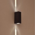 VK/04179WA/W/W - Φωτιστικό Led τοίχου, Up/down, 220-240V, 6W, 3000K, 836lm, 2x2°, CRI>80, IP54, 4x12x7cm, λευκό
