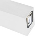 VK/04179WA/W/W - Φωτιστικό Led τοίχου, Up/down, 220-240V, 6W, 3000K, 836lm, 2x2°, CRI>80, IP54, 4x12x7cm, λευκό