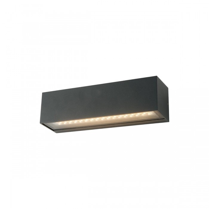 VK/02192/AN/W - Φωτιστικό Led τοίχου, Up/down, 3000K. 10W. 1.222lm. CRI>84. IP54, IK08, 23x6.5x6.5cm, ανθρακί VK/02192/AN/W - Φωτιστικό Led τοίχου, Up/down, 3000K. 10W. 1.222lm. CRI>84. IP54, IK08, 23x6.5x6.5cm, ανθρακί
