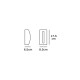 VK/02133/W/W - Φωτιστικό Led τοίχου, 220-240V, 3W, 3000K, 77lm, 108°, CRI>80, IP65, 17.5x8.5x6.5cm, λευκό VK/02133/W/W - Φωτιστικό Led τοίχου, 220-240V, 3W, 3000K, 77lm, 108°, CRI>80, IP65, 17.5x8.5x6.5cm, λευκό