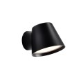 VK/01133/B - Μαύρο. GU10. max 12W (LED). AC220-240V. Τοίχου. -20°C → 60°C. Αλουμίνιο. IP65