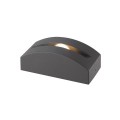 VK/02133/AN/W - Φωτιστικό Led τοίχου, 220-240V, 3W, 3000K, 77lm, 108°, CRI>80, IP65, 17.5x8.5x6.5cm, ανθρακί