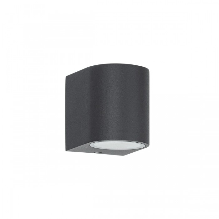 VK/01112/AN - Φωτιστικό τοίχου, 220-240V. GU10/PAR16, Max 12W (LED). IP65, 6.8x9.2x8cm, ανθρακί VK/01112/AN - Φωτιστικό τοίχου, 220-240V. GU10/PAR16, Max 12W (LED). IP65, 6.8x9.2x8cm, ανθρακί