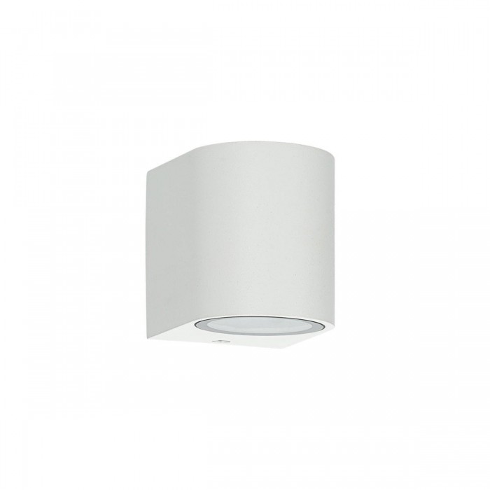 VK/01112/W - Φωτιστικό τοίχου, 220-240V. GU10/PAR16, Max 12W (LED). IP65, 6.8x9.2x8cm, λευκό VK/01112/W - Φωτιστικό τοίχου, 220-240V. GU10/PAR16, Max 12W (LED). IP65, 6.8x9.2x8cm, λευκό