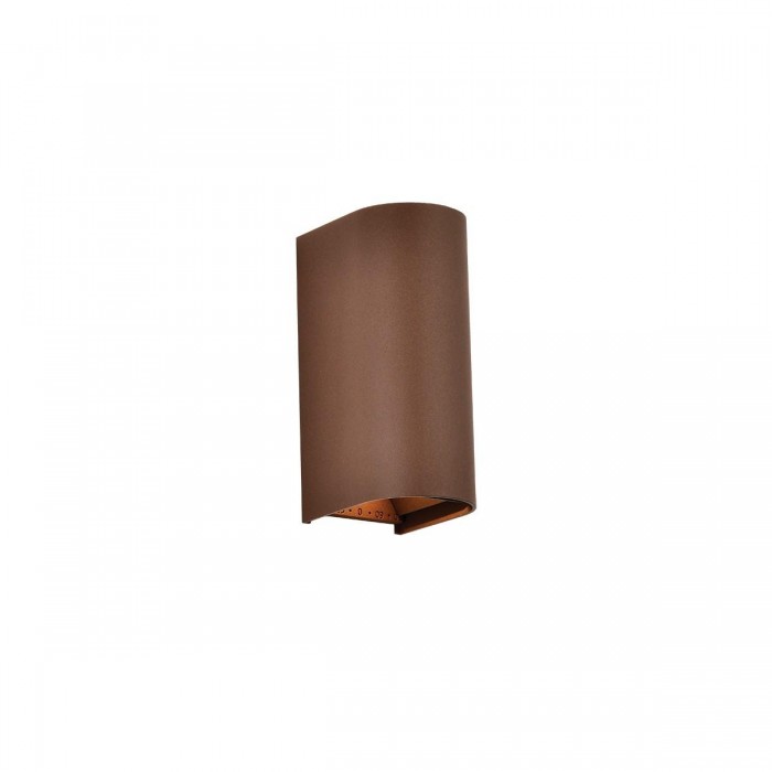VK/02270/RB/W - Καφέ σκουριάς. 3000K. 2x6W. 331lm. 220-240V. LED Sanan. 0°-65°. Τοίχου Up-down. -20°C→ 60°C. 50.000hrs. Dim Νο. CRI>90. Αλουμίνιο. IP65 VK/02270/RB/W - Καφέ σκουριάς. 3000K. 2x6W. 331lm. 220-240V. LED Sanan. 0°-65°. Τοίχου Up-down. -20°C→ 60°C. 50.000hrs. Dim Νο. CRI>90. Αλουμίνιο. IP65