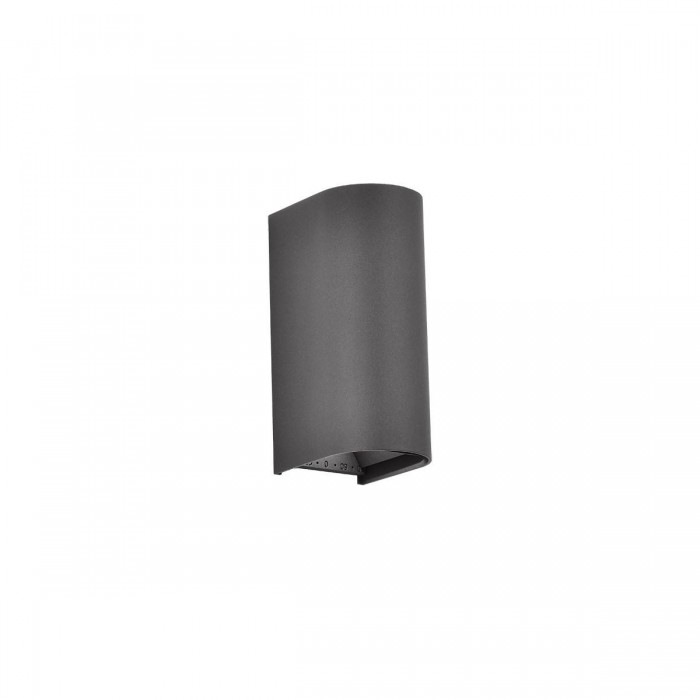 VK/02270/AN/W - Ανθρακί. 3000K. 2x6W. 331lm. 220-240V. LED Sanan. 0°-65°. Τοίχου Up-down. -20°C→ 60°C. 50.000hrs. Dim Νο. CRI>90. Αλουμίνιο. IP65 VK/02270/AN/W - Ανθρακί. 3000K. 2x6W. 331lm. 220-240V. LED Sanan. 0°-65°. Τοίχου Up-down. -20°C→ 60°C. 50.000hrs. Dim Νο. CRI>90. Αλουμίνιο. IP65