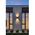 VK/02270/AN/W - Ανθρακί. 3000K. 2x6W. 331lm. 220-240V. LED Sanan. 0°-65°. Τοίχου Up-down. -20°C→ 60°C. 50.000hrs. Dim Νο. CRI>90. Αλουμίνιο. IP65 VK/02270/AN/W - Ανθρακί. 3000K. 2x6W. 331lm. 220-240V. LED Sanan. 0°-65°. Τοίχου Up-down. -20°C→ 60°C. 50.000hrs. Dim Νο. CRI>90. Αλουμίνιο. IP65