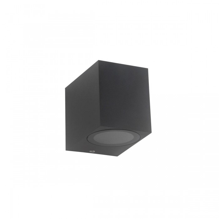 VK/01114/AN - Φωτιστικό τοίχου, 220-240V, GU10/PAR16, Max 12W (LED), IP65, 6.8x9.2x8cm, ανθρακί VK/01114/AN - Φωτιστικό τοίχου, 220-240V, GU10/PAR16, Max 12W (LED), IP65, 6.8x9.2x8cm, ανθρακί