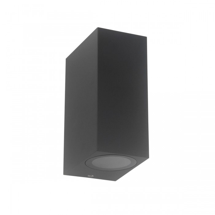 VK/01115/AN - Φωτιστικό τοίχου, Up/down. 220-240V. 2xGU10/PAR16. Max 2x12W (LED). IP65, 6.8x9.2x15cm, ανθρακί VK/01115/AN - Φωτιστικό τοίχου, Up/down. 220-240V. 2xGU10/PAR16. Max 2x12W (LED). IP65, 6.8x9.2x15cm, ανθρακί