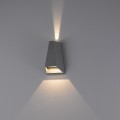 VK/02089/AN/W - Φωτιστικό Led τοίχου, Up/down, 100-240V, 8W, 3000K, 187lm, CRI>80, IP54, 10.9x17.3x6.3cm, ανθρακί