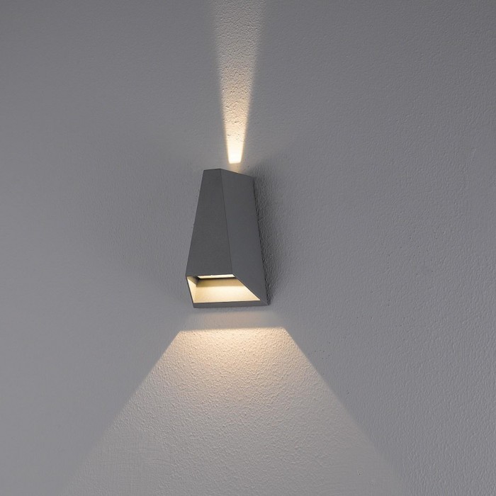 VK/02089/AN/W - Φωτιστικό Led τοίχου, Up/down, 100-240V, 8W, 3000K, 187lm, CRI>80, IP54, 10.9x17.3x6.3cm, ανθρακί VK/02089/AN/W - Φωτιστικό Led τοίχου, Up/down, 100-240V, 8W, 3000K, 187lm, CRI>80, IP54, 10.9x17.3x6.3cm, ανθρακί