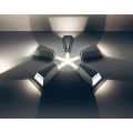 VK/02089/AN/W - Φωτιστικό Led τοίχου, Up/down, 100-240V, 8W, 3000K, 187lm, CRI>80, IP54, 10.9x17.3x6.3cm, ανθρακί