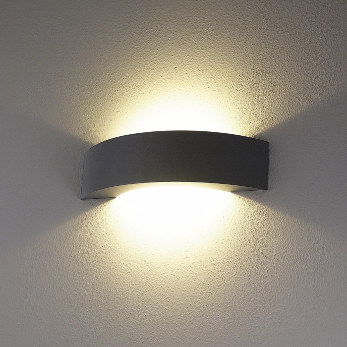 VK/02086/W/W - Φωτιστικό Led τοίχου, Up/down, 100-240V, 9W, 3000K, 355lm, CRI>85, IP54, 36x9.3x9.5cm, λευκό VK/02086/W/W - Φωτιστικό Led τοίχου, Up/down, 100-240V, 9W, 3000K, 355lm, CRI>85, IP54, 36x9.3x9.5cm, λευκό