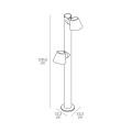 VK/02273/RB/W/100/2 - Καφέ σκουριάς. 3000K. 2x12W. 886lm. 70°. AC220-240V. LED PHILIPS. 50.000hrs. Dim Νο. -20°C→ 60°C. Εξωτερικό έδαφος. CRI>90. 100.5cm. Αλουμίνιο. IP65 VK/02273/RB/W/100/2 - Καφέ σκουριάς. 3000K. 2x12W. 886lm. 70°. AC220-240V. LED PHILIPS. 50.000hrs. Dim Νο. -20°C→ 60°C. Εξωτερικό έδαφος. CRI>90. 100.5cm. Αλουμίνιο. IP65