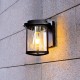 VK/03203/WA/B - Φωτιστικό φανάρι επίτοιχο, 230V, Ε27, Max 20W (LED), IP23, 17.4x21.5x19.7cm, μαύρο VK/03203/WA/B - Φωτιστικό φανάρι επίτοιχο, 230V, Ε27, Max 20W (LED), IP23, 17.4x21.5x19.7cm, μαύρο