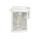VK/03203/WA/W - Φωτιστικό φανάρι επίτοιχο, 230V, Ε27, Max 20W (LED), IP23, 17.4x21.5x19.7cm, λευκό VK/03203/WA/W - Φωτιστικό φανάρι επίτοιχο, 230V, Ε27, Max 20W (LED), IP23, 17.4x21.5x19.7cm, λευκό