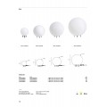 VK/01128/W/35 - Λευκό. E27. Max 20W (LED). AC220-240V. -20°C → 45°C.  Καλώδιο με βύσμα 1,5m. 4 ακίδες. PE. Εξωτερικό έδαφος. ø35cm. IP65 
