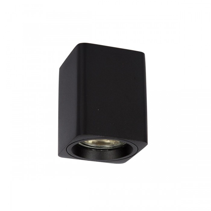 VK/03140/CE/B - Φωτιστικό οροφής κύβος, 240V, GU10/PAR16, Max 12W (LED), IP20, 6.6x6.6x8.5cm, μαύρο VK/03140/CE/B - Φωτιστικό οροφής κύβος, 240V, GU10/PAR16, Max 12W (LED), IP20, 6.6x6.6x8.5cm, μαύρο