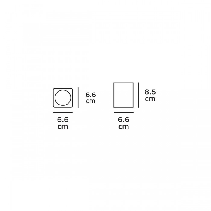 VK/03140/CE/B - Φωτιστικό οροφής κύβος, 240V, GU10/PAR16, Max 12W (LED), IP20, 6.6x6.6x8.5cm, μαύρο VK/03140/CE/B - Φωτιστικό οροφής κύβος, 240V, GU10/PAR16, Max 12W (LED), IP20, 6.6x6.6x8.5cm, μαύρο