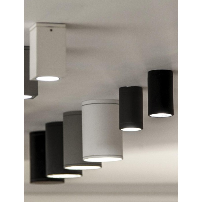 VK/03300G/CE/W - Σποτ οροφής, GU10/PAR16, Max 12W (LED), IP65, ø6.5x10.5cm, λευκό