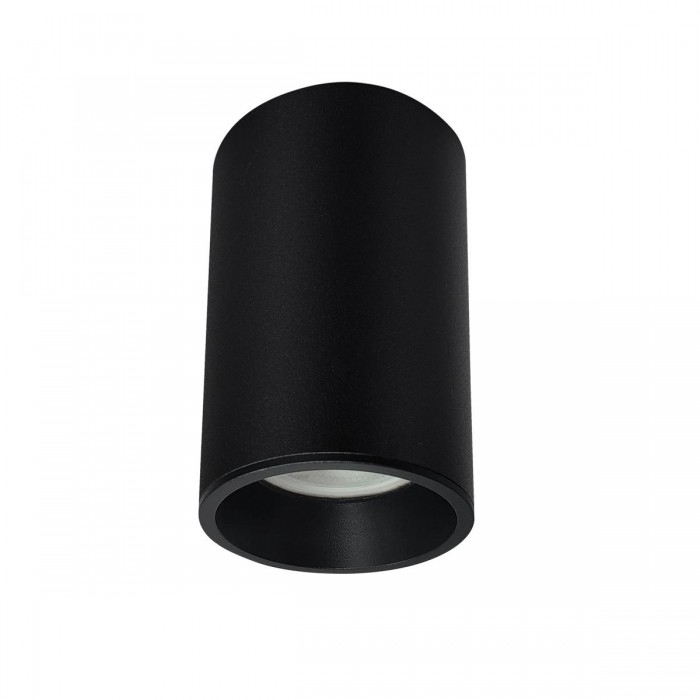 VK/03300G/CE/B - Σποτ οροφής, GU10/PAR16, Max 12W (LED), IP65, ø6.5x10.5cm, μαύρο