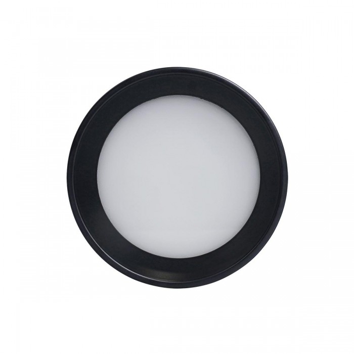 VK/03301G/CE/B - Σποτ οροφής, GX53/MLF, Max7W (LED), IP65, ø10x6.8cm, μαύρο
