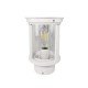VK/03204/25/W - Φωτιστικό φανάρι δαπέδου, 230V, Ε27, Max 20W (LED), IP23, ø17.1x24.8cm, λευκό VK/03204/25/W - Φωτιστικό φανάρι δαπέδου, 230V, Ε27, Max 20W (LED), IP23, ø17.1x24.8cm, λευκό