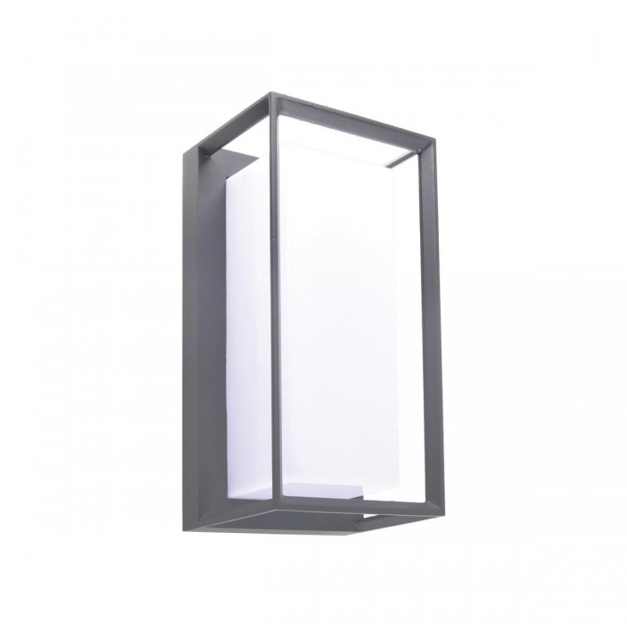 VK/02267/WA/AN/W - Ανθρακί. 3000K. 12W. 1600lm. AC220-240V. LED SMD 2835. 120°. Τοίχου. -20°C→ 45°C. 30.000hrs. Dim Νο. CRI>80. Αλουμίνιο + PC. IP65 VK/02267/WA/AN/W - Ανθρακί. 3000K. 12W. 1600lm. AC220-240V. LED SMD 2835. 120°. Τοίχου. -20°C→ 45°C. 30.000hrs. Dim Νο. CRI>80. Αλουμίνιο + PC. IP65