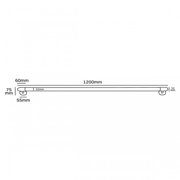 VK/04423/WA/W/W/120  - Φωτιστικό τοίχου Led 24W, 240lm, 3000K, λευκό