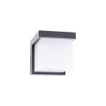 VK/02268/WA/AN/W - Ανθρακί. 3000K. 9W. 686lm. AC220-240V. LED SMD. 120°. Τοίχου. -20°C→ 45°C. 30.000hrs. Dim Νο. CRI>80. ABS  +  PC. IP65 