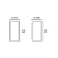 VK/02155/WA/AN/W - Φανάρι Led τοίχου, 220-240V, 7W, 3000K, 201lm, CRI>84, IP54, 12.5x12.6x25cm, ανθρακί VK/02155/WA/AN/W - Φανάρι Led τοίχου, 220-240V, 7W, 3000K, 201lm, CRI>84, IP54, 12.5x12.6x25cm, ανθρακί