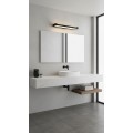 VK/02279/B/W/60 -<p>Μαύρο. 3000K. 1700lm. 18W. 120°. CRI>90. AC220-240V. LED Philips. -20°C→ 60°C. 50.000hrs. 60cm. Αλουμίνιο, ακρυλικό. IP44</p>