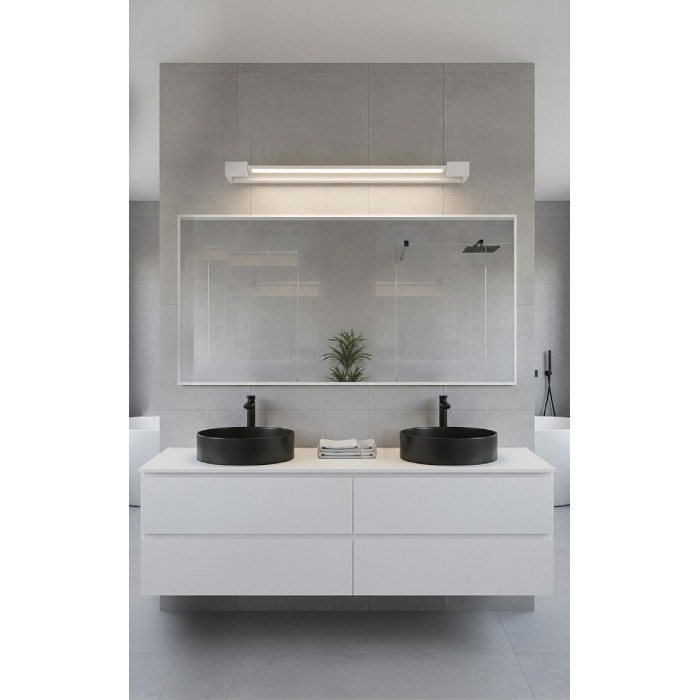 VK/02279/W/W/120 -<p>Λευκό. 3000K. 3220lm. 36W. 120°. CRI>90. AC220-240V. LED Philips. -20°C→ 60°C. 50.000hrs. 120cm. Αλουμίνιο, ακρυλικό. IP44</p>