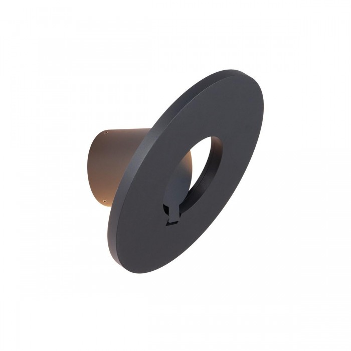 VK/02234/WA/AN/W - Φωτιστικό Led τοίχου, 220-240V, 3000K. 9W. 806lm. CRI>80. IP54, ø24x8.2cm, ανθρακί VK/02234/WA/AN/W - Φωτιστικό Led τοίχου, 220-240V, 3000K. 9W. 806lm. CRI>80. IP54, ø24x8.2cm, ανθρακί
