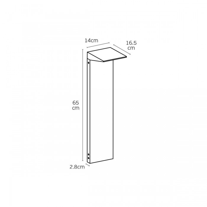 VK/02284/RB/W/65 - Καφέ σκουριάς. 3000K. 10W. 1071lm. AC100-277V. LED Lumileds 4014. 92°. 30.000hrs. Dim Νο. -20°C→ 45°C. Εξωτερικό έδαφος. CRI>80. 65cm. Χυτό αλουμίνιο + γυαλί. IP65 VK/02284/RB/W/65 - Καφέ σκουριάς. 3000K. 10W. 1071lm. AC100-277V. LED Lumileds 4014. 92°. 30.000hrs. Dim Νο. -20°C→ 45°C. Εξωτερικό έδαφος. CRI>80. 65cm. Χυτό αλουμίνιο + γυαλί. IP65