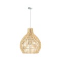 VK/03146PE/60 - Φωτιστικό κρεμαστό rattan, 240V, Ε27, Max 20W (LED), IP20, ø60x70cm, ανοιχτό καφέ VK/03146PE/60 - Φωτιστικό κρεμαστό rattan, 240V, Ε27, Max 20W (LED), IP20, ø60x70cm, ανοιχτό καφέ