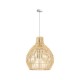 VK/03146PE/60 - Φωτιστικό κρεμαστό rattan, 240V, Ε27, Max 20W (LED), IP20, ø60x70cm, ανοιχτό καφέ VK/03146PE/60 - Φωτιστικό κρεμαστό rattan, 240V, Ε27, Max 20W (LED), IP20, ø60x70cm, ανοιχτό καφέ