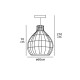 VK/03146PE/60 - Φωτιστικό κρεμαστό rattan, 240V, Ε27, Max 20W (LED), IP20, ø60x70cm, ανοιχτό καφέ VK/03146PE/60 - Φωτιστικό κρεμαστό rattan, 240V, Ε27, Max 20W (LED), IP20, ø60x70cm, ανοιχτό καφέ