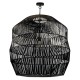 VK/03147PE/78 - Φωτιστικό κρεμαστό PC Rattan, 240V, Ε27, Max 20W (LED), IP20, ø78x78cm, μαύρο VK/03147PE/78 - Φωτιστικό κρεμαστό PC Rattan, 240V, Ε27, Max 20W (LED), IP20, ø78x78cm, μαύρο