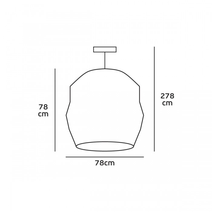 VK/03147PE/78 - Φωτιστικό κρεμαστό PC Rattan, 240V, Ε27, Max 20W (LED), IP20, ø78x78cm, μαύρο VK/03147PE/78 - Φωτιστικό κρεμαστό PC Rattan, 240V, Ε27, Max 20W (LED), IP20, ø78x78cm, μαύρο