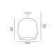 VK/03147PE/78 - Φωτιστικό κρεμαστό PC Rattan, 240V, Ε27, Max 20W (LED), IP20, ø78x78cm, μαύρο VK/03147PE/78 - Φωτιστικό κρεμαστό PC Rattan, 240V, Ε27, Max 20W (LED), IP20, ø78x78cm, μαύρο