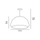 VK/03148PE/73 - Φωτιστικό κρεμαστό PC Rattan, 240V, Ε27, Max 20W (LED), IP20, ø73x38cm, μαύρο VK/03148PE/73 - Φωτιστικό κρεμαστό PC Rattan, 240V, Ε27, Max 20W (LED), IP20, ø73x38cm, μαύρο