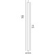 VK/04396/BR/W/75 - Φωτιστικό LED κρεμαστό, 220-240V, 7W, 3000K, 675lm, CRI>90, IP20, L75cm, καφέ VK/04396/BR/W/75 - Φωτιστικό LED κρεμαστό, 220-240V, 7W, 3000K, 675lm, CRI>90, IP20, L75cm, καφέ