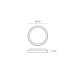 VK/02220/AN/W - Φωτιστικό Led οροφής, 3000K, 24W, 2625lm, 110°, CRI>80, IP54, ø27x5.4cm, ανθρακί VK/02220/AN/W - Φωτιστικό Led οροφής, 3000K, 24W, 2625lm, 110°, CRI>80, IP54, ø27x5.4cm, ανθρακί